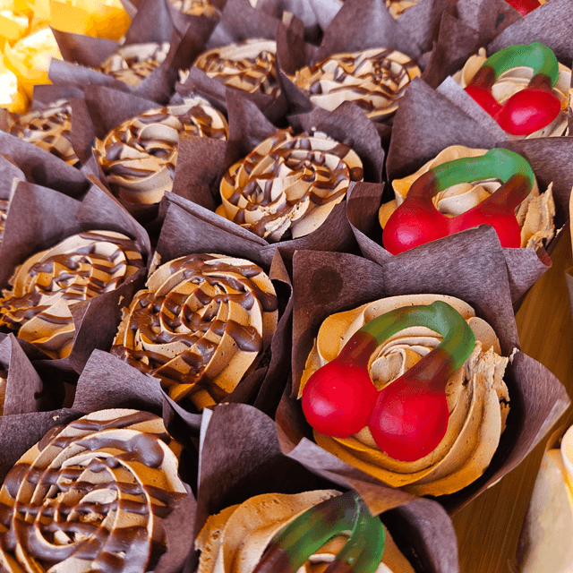 Double chocolate cupcake